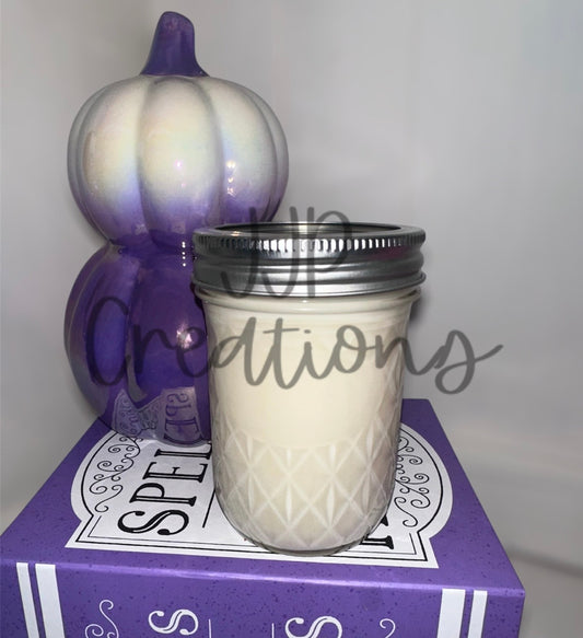 Mason Jar Wood Wick Candles 8oz